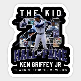 Ken Griffey Jr The Kid Basketball Legend Signature Vintage Retro 80s 90s Bootleg Rap Style Sticker